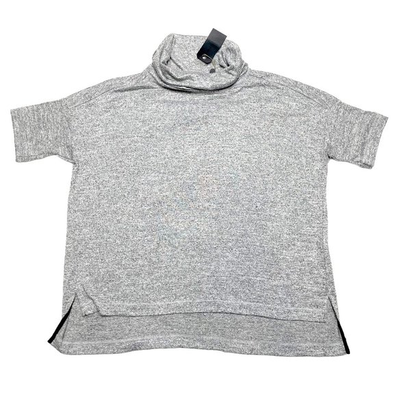 Rag & Bone/JEAN Blake Short-Sleeve T-Neck Shirt - Grey Heather | Small - Picture 1 of 11